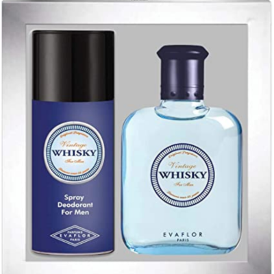 Evaflor Whisky Vintage Coffret – (Edt 100ml + Deo 150ml) - Grays Home Delivery