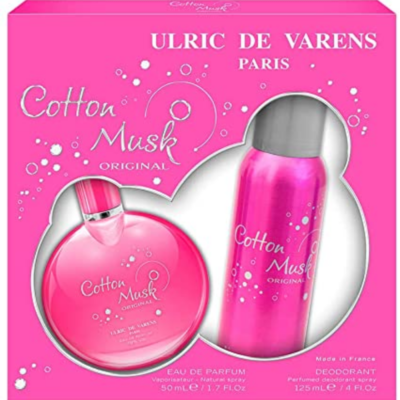 Ulric De Varens Coffret Cotton Musk Original (Edp 50ml + Deo 125ml) - Grays Home Delivery