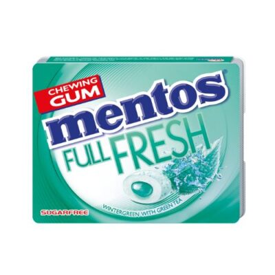 MENTOS GUM FULL FRESH.BLISTER WINTERGREEN 8P - Grays Home Delivery
